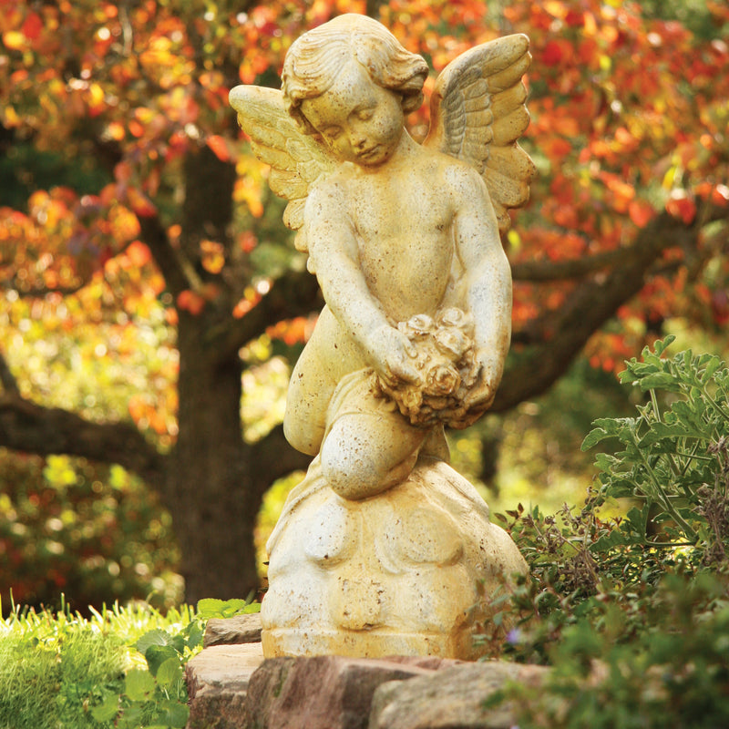 Rose Giver Garden Statue