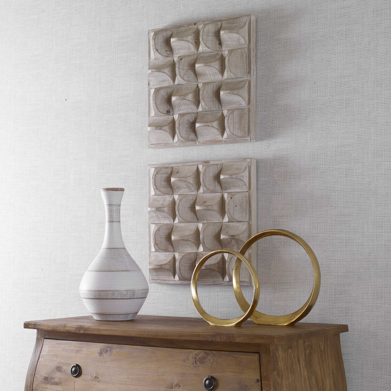 Rustic Abstract Wood Wall Panel