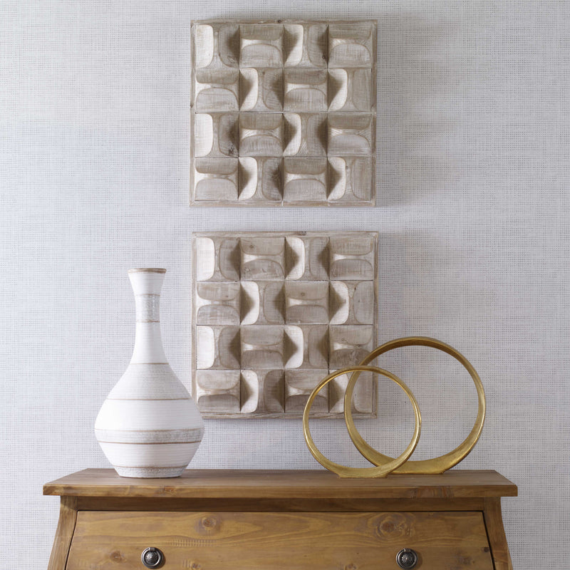 Rustic Abstract Wood Wall Panel