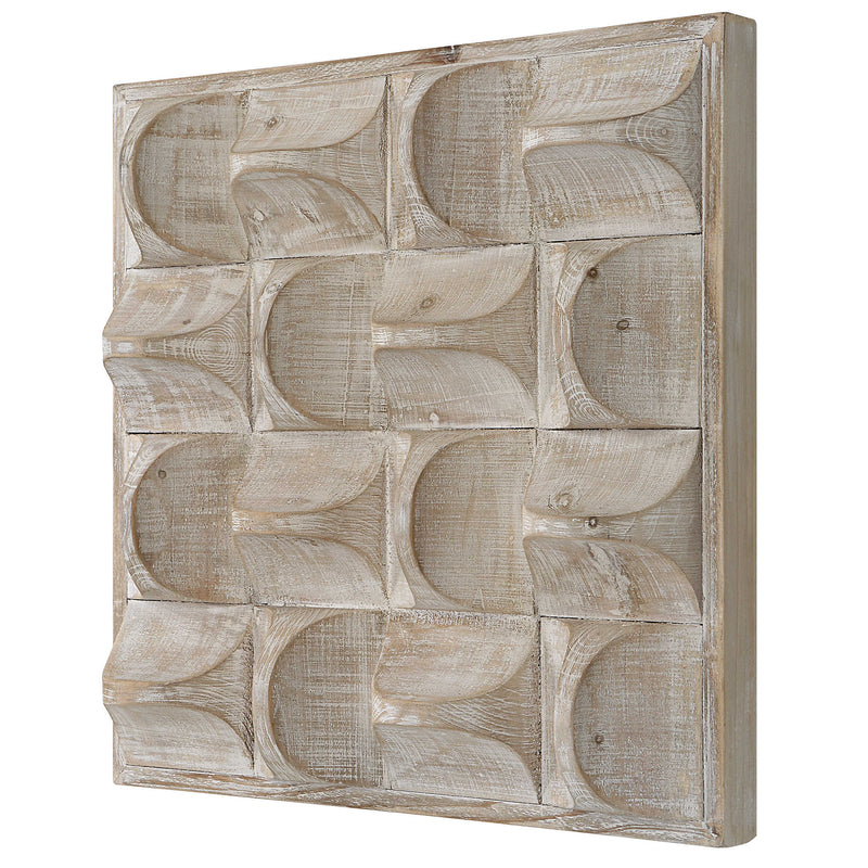 Rustic Abstract Wood Wall Panel