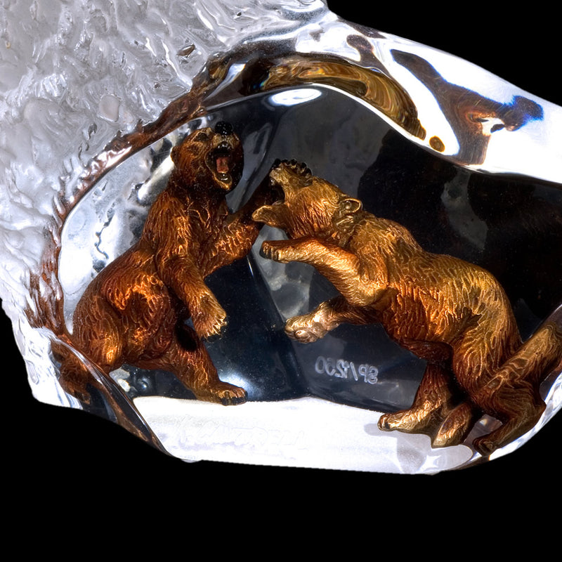 Savage Spirit Bear Sculpture by Kitty Cantrell