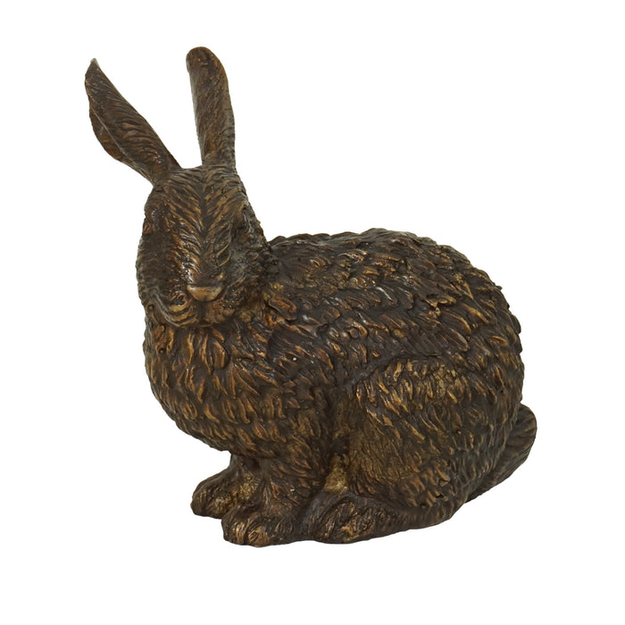 Sitting Bronze Rabbit Sculpture