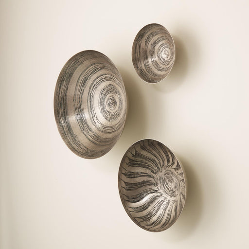 Sun Etched Wall Bowls By Global Views