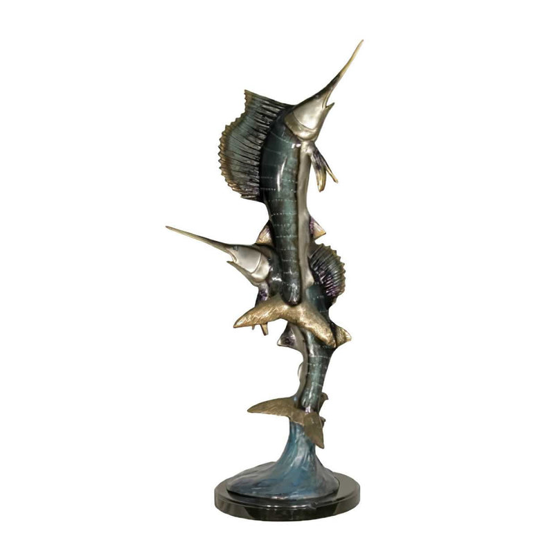 Sailfish Duo Bronze Sculpture