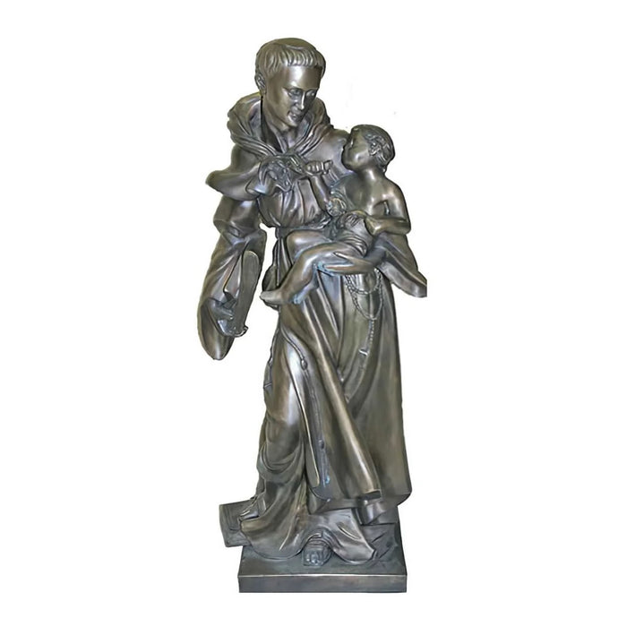 Saint Anthony with Baby Bronze Sculpture