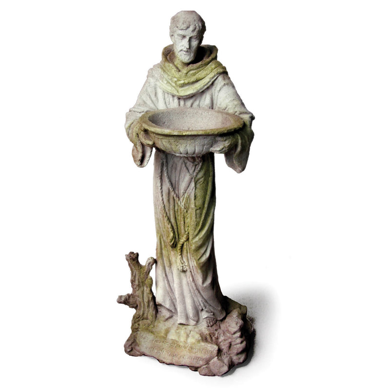 Saint Francis with Bowl Statue