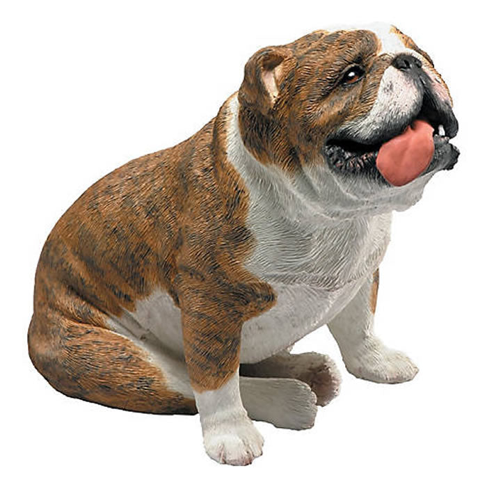 Sandicast Brindle Bulldog Statue
