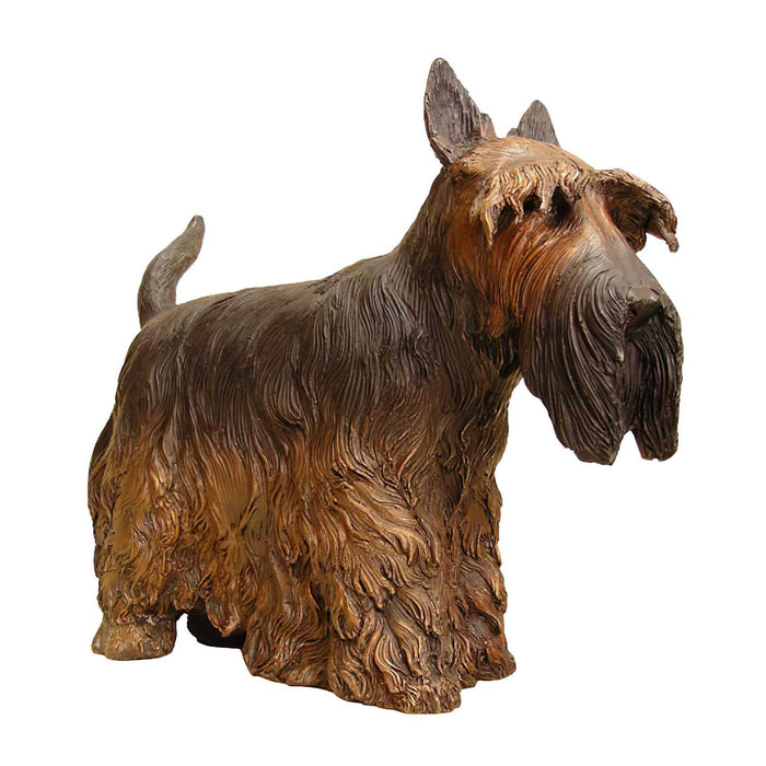 Scottish Terrier Dog Sculpture- Bronze