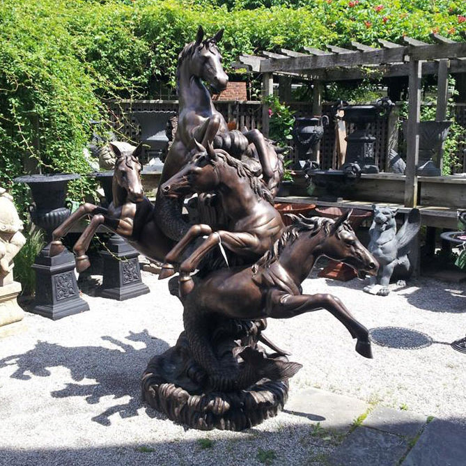 Sea Horse Fountain-Bronze