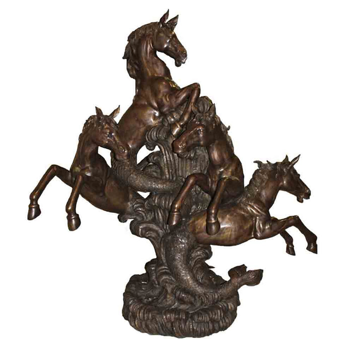 Sea Horse Fountain-Bronze