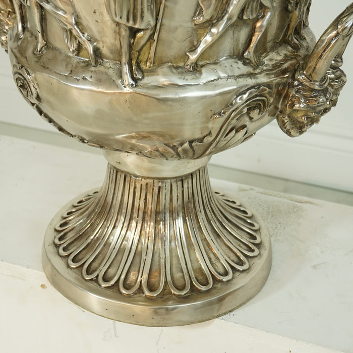 Silver Greecian Urn with Handles