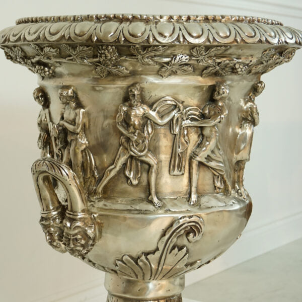 Silver Greecian Urn with Handles