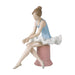 Sitting Ballet Dancer Porcelain Figurine by NAO