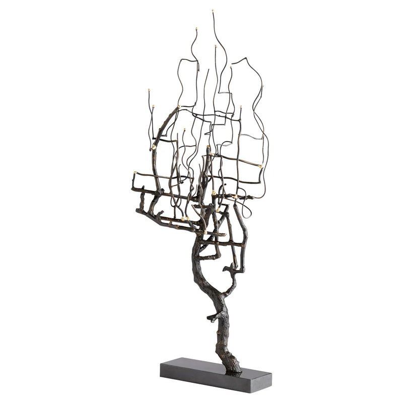 Solitary Tree Iron Sculpture