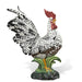 Speckled Rooster Sculpture-Italian Ceramic-23.5"H