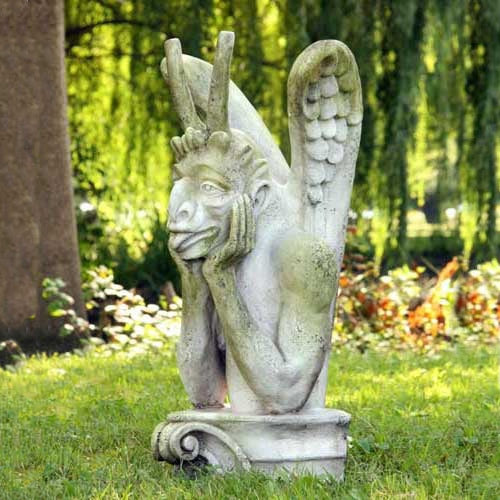 Spitting Gargoyle Statue