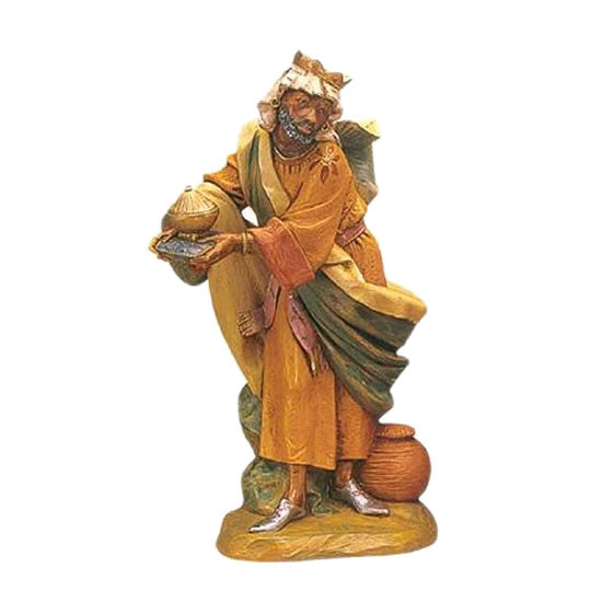 Standing King Balthazar Nativity Statue- 12 Inch Scale