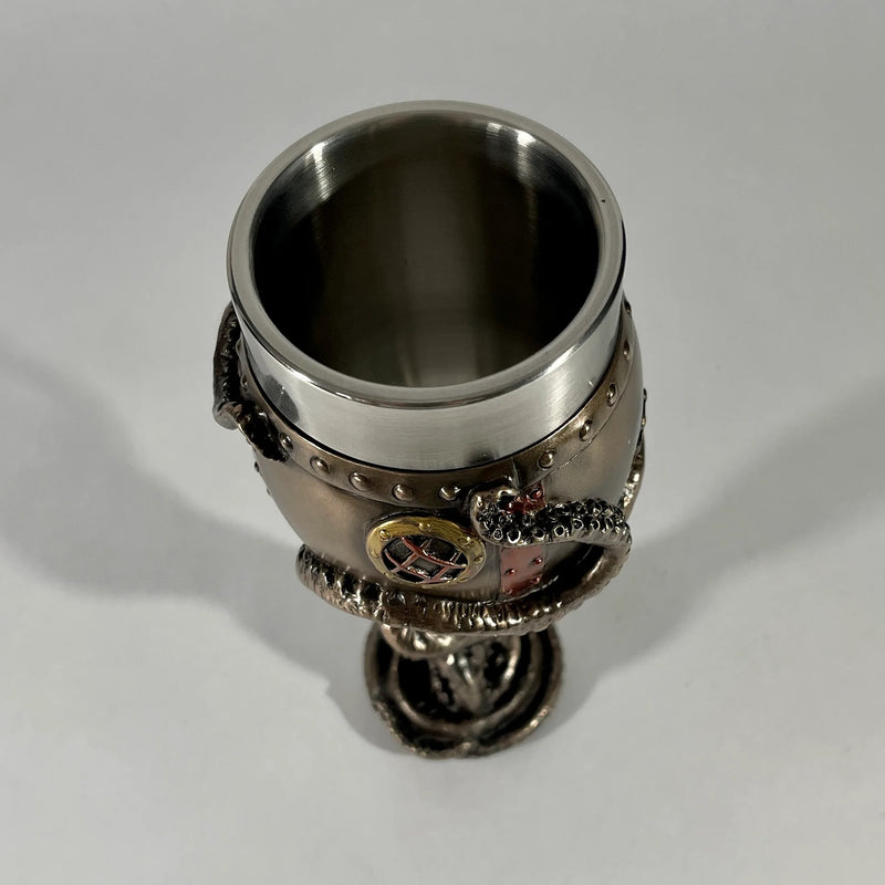 Steampunk Octopus Bell Chalice