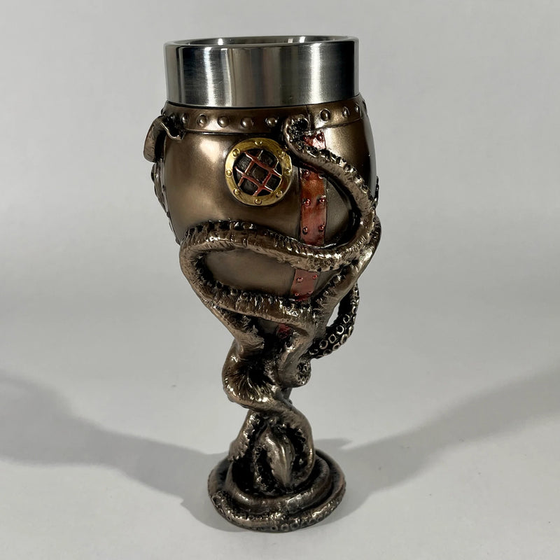 Steampunk Octopus Bell Chalice