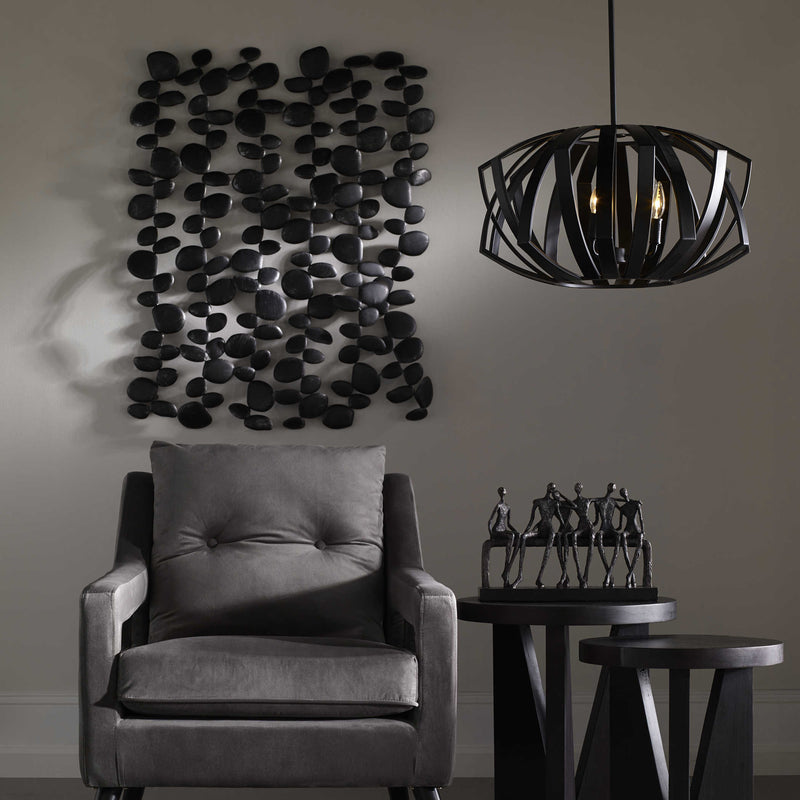Stone Serenity Metal Wall Art