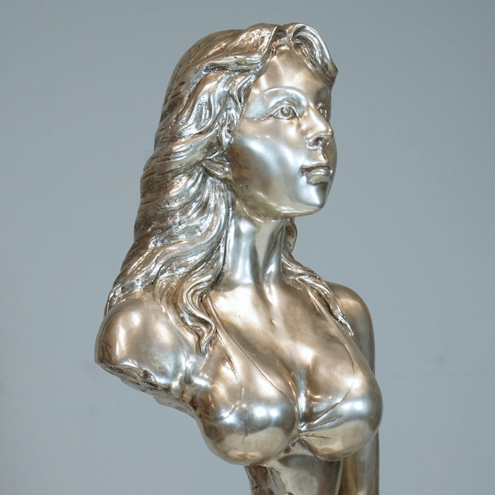Structure of Female Silver Sculpture
