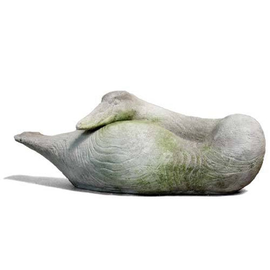 Swan Resting Garden Statue