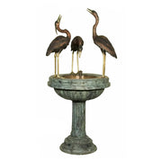 Three Cranes Bronze Fountain