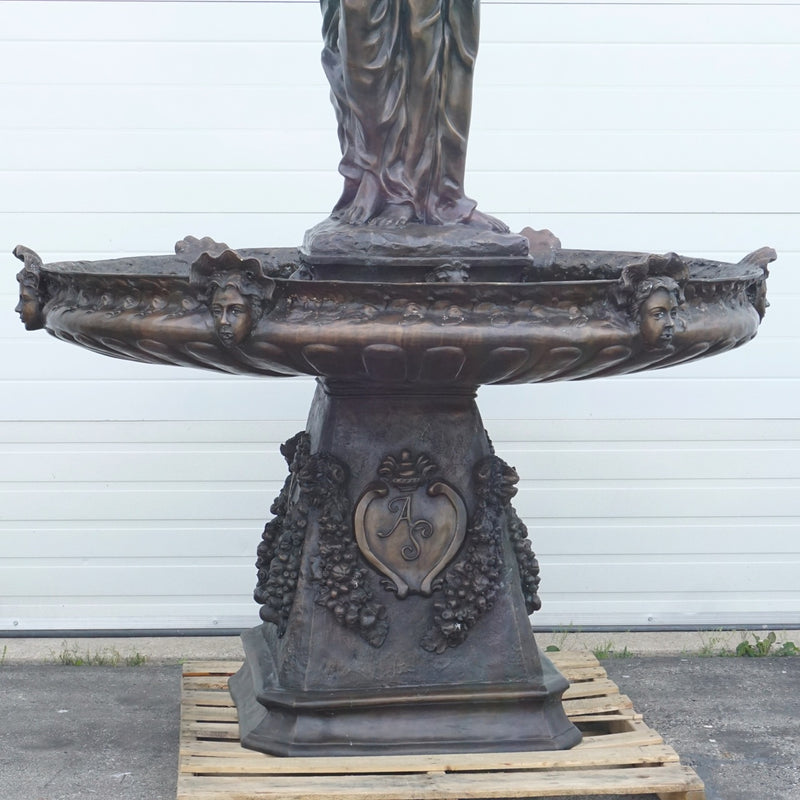 Three Ladies Bronze Fountain-Extra Large