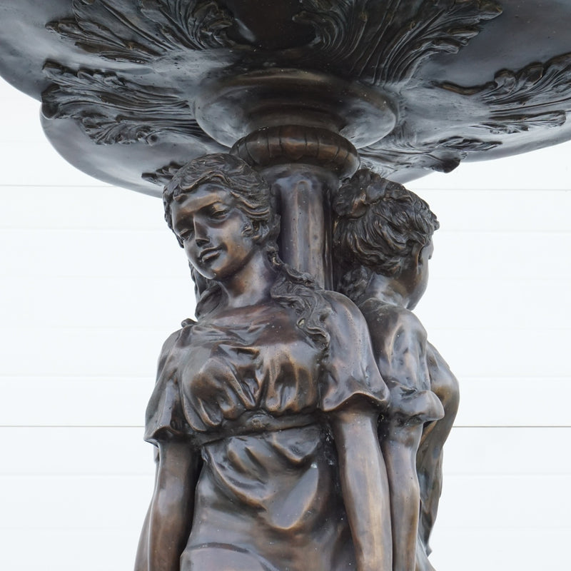 Three Ladies Bronze Fountain-Extra Large