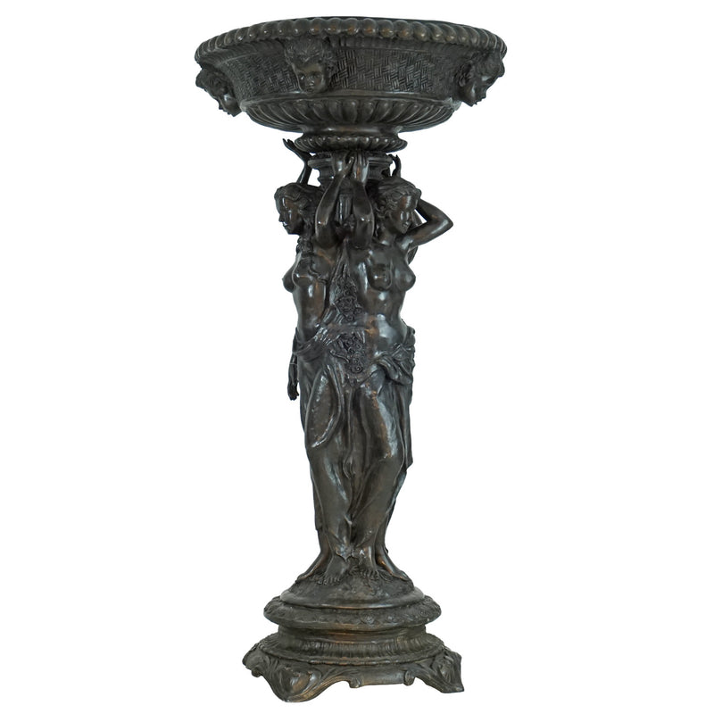 Three Ladies Bronze Fountain-Large