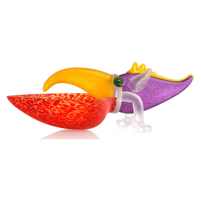 Tukan Bowl Red Borowski Glass