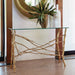 Twig Console Table Gold Finish 2