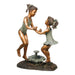 Two Girls Dancing Fountain- Bronze