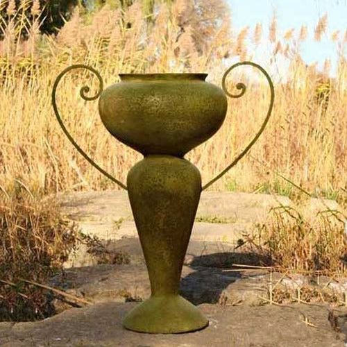Urn with Iron Handle