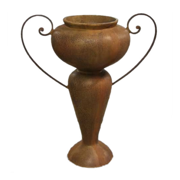 Urn with Iron Handle