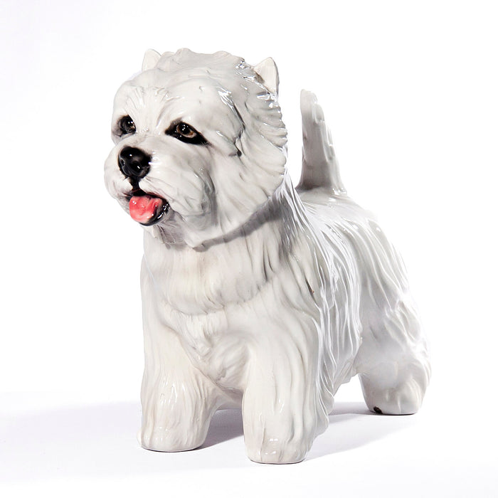 West Highland Terrier Sculpture-Italian Ceramic