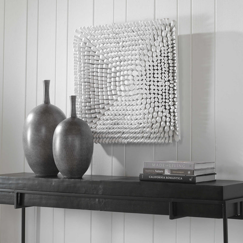 Cluster Composition Wood Wall Art Panel