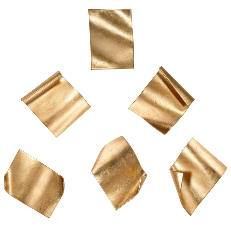 Wind Blown Pages Metal Wall Art Set of 6