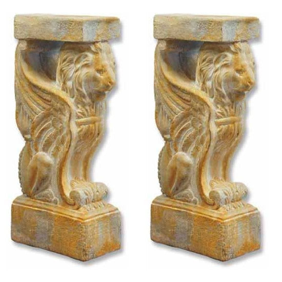 Winged Lion Console Base Set of 2
