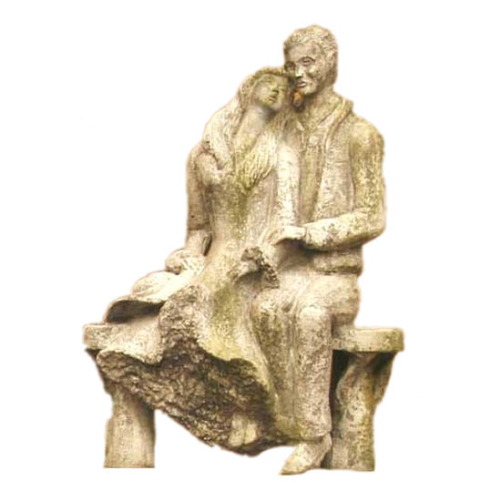 Winter in the Park Garden Statue