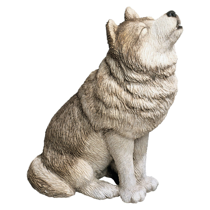 Wolf Howling Figurine by Sandicast