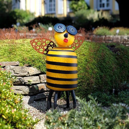 Yellow Bee Garden Sculpture