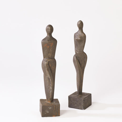 Abstract Couple Sculpture Set
