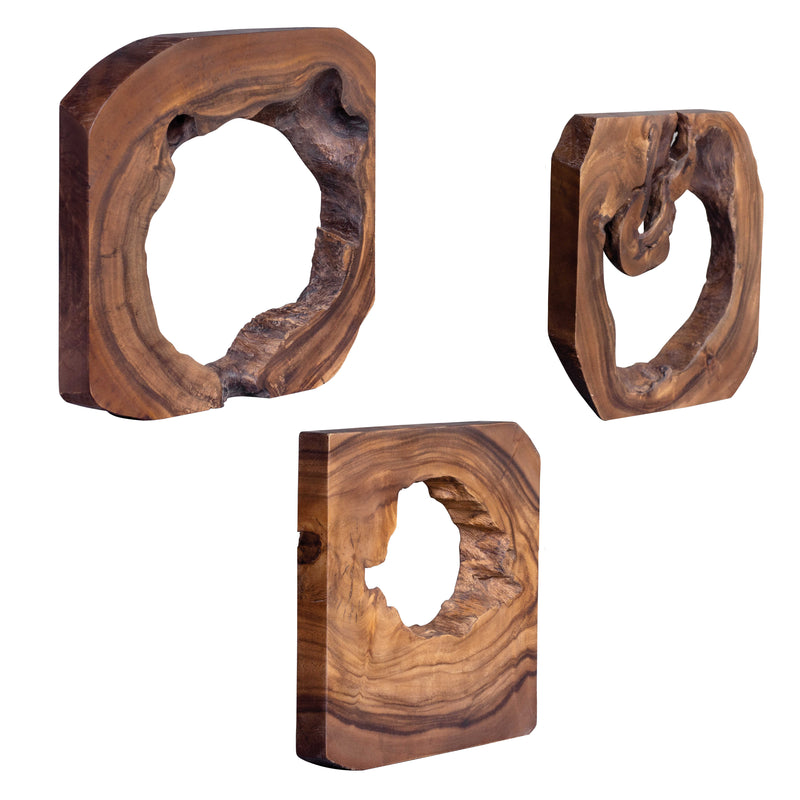 Abstract Wood Wall Art-Set of 6