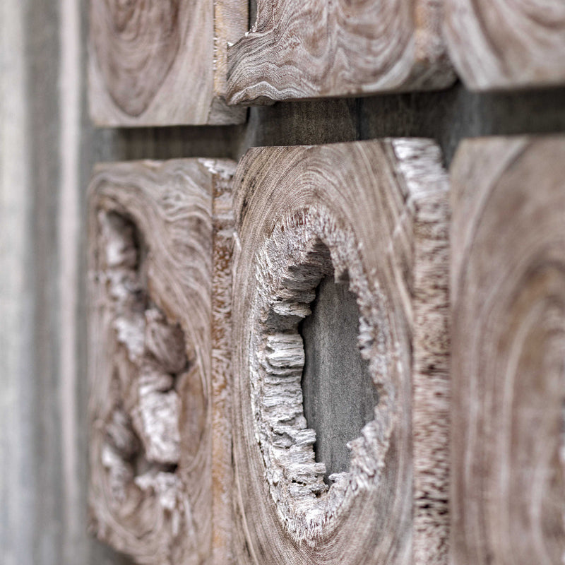 Abstract Wood Wall Art-Set of 9