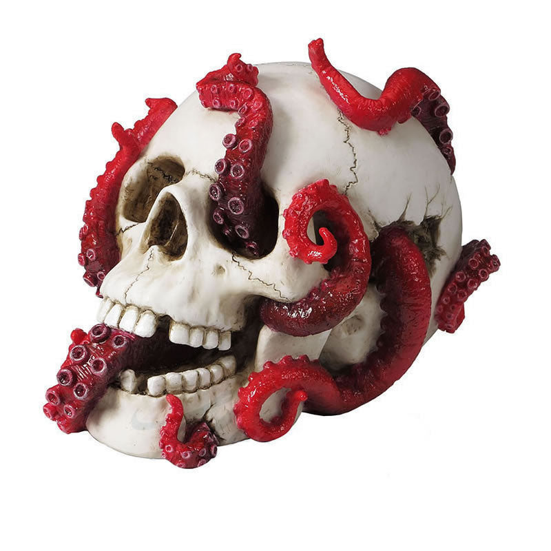 Abyss Lurks Within Skull Statue