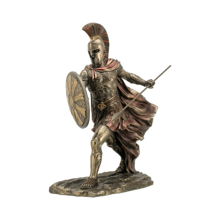 Achilles With Spear and Shield Statue