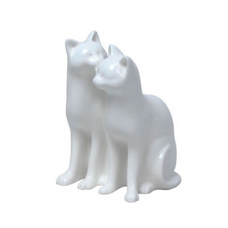 Alex and Precious Cat Couple II Sculpture