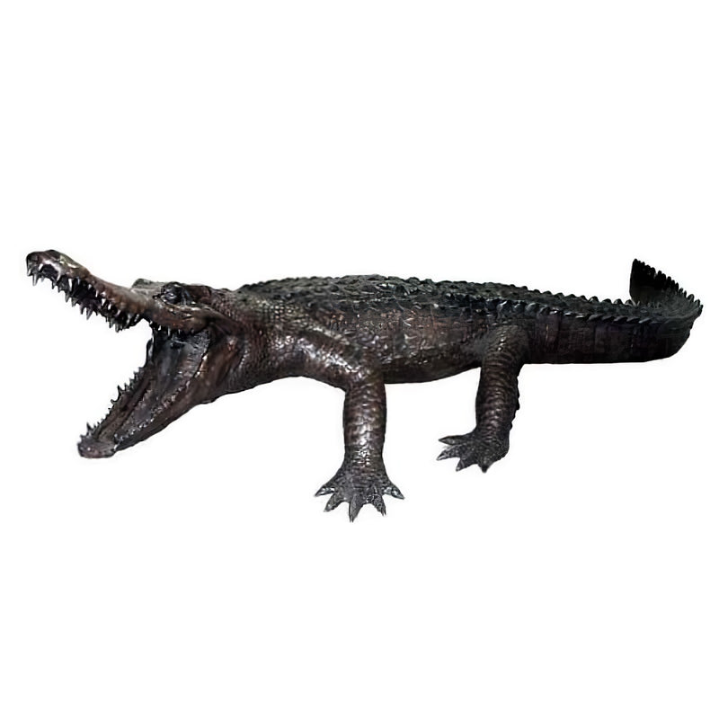 Alligator Bronze Fountain