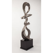 Allure Modern Floor Sculpture by Artmax - Side View
